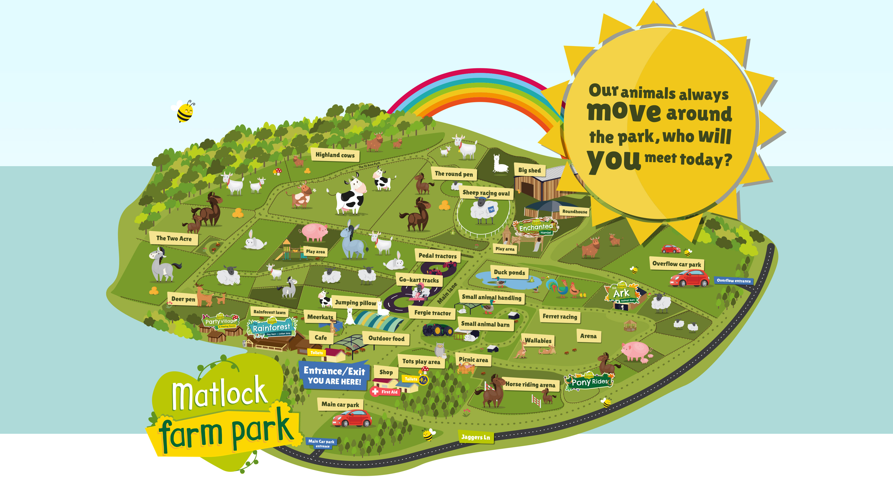 Map of Matlock farm park